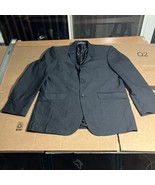 Kenneth Cole Reaction Men&#39;s Black Striped Suit Jacket 42R, Blazer Sport ... - $28.70