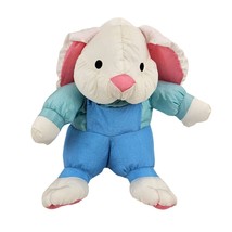 James Alex Plush Bunny Rabbit Parachute Nylon Vintage Stuffed Animal Toy 11in - £12.39 GBP
