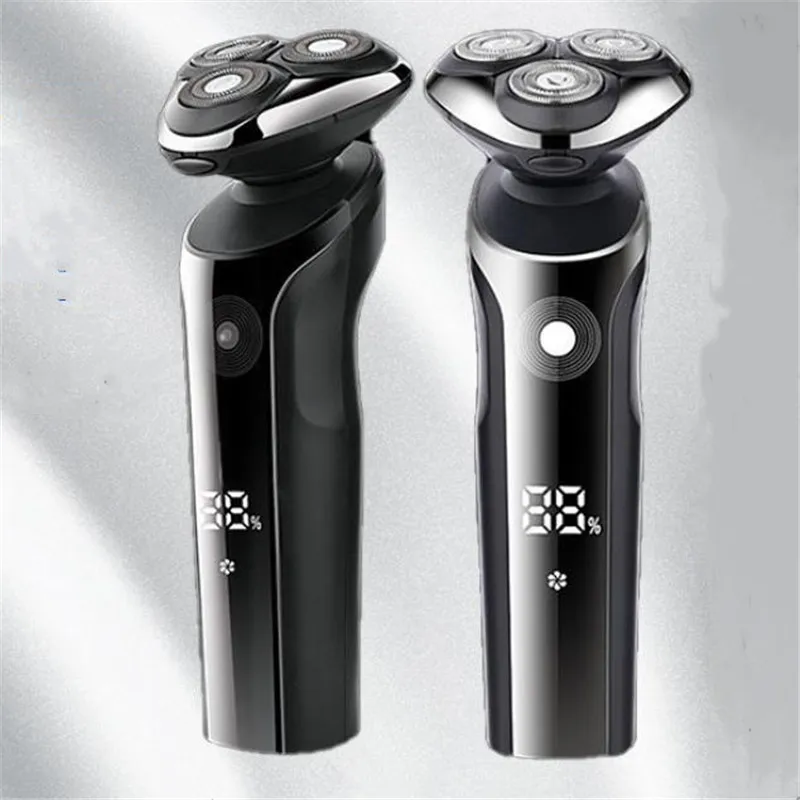 3D Man Electric Shaver Floating Rotary Beard Razor Quickly Charging Shaving - $50.94