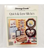 Quick &amp; Easy Stitches Cross Stitch Leaflet 148 Stoney Creek 1996 Snowman... - £12.53 GBP