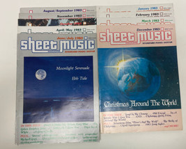 Sheet Music Magazine | Lot of 10 - 1983 - £38.01 GBP