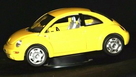Burago Yellow Model Volkswagon Beetle 149980 AA19-1615  Vintage - £71.90 GBP
