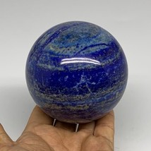 2.14 lbs, 3.4&quot; (85mm), Lapis Lazuli Sphere Ball Gemstone @Afghanistan, B... - £252.48 GBP