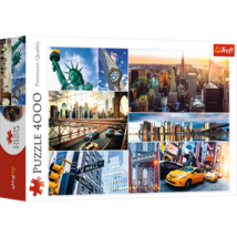 4000 piece Jigsaw Puzzles, New York - collage, NYC, Statue of Liberty, Brooklyn  - £50.50 GBP