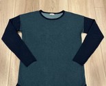 Smartwool Wool Blend Colorblock Shadow Pine Fall Knit Women S Pullover S... - $31.67