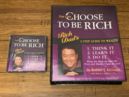 You Can Choose to Be Rich Guide to Wealth Rich Dad 12 CD Course Workbook... - $29.69