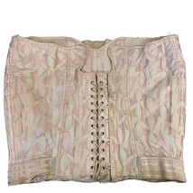 Antique Modart Corset Pink Damask L102 837X 33 1920&#39;s Where Style Begins AC - £78.62 GBP