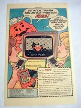 1983 Color Ad Kool-Aid Man Video Game Promo from Mattel - $7.99