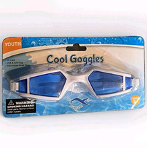 Swim Goggles Youth Age 8+ Child Blue Lens Pool New - $6.79