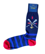 Polo Ralph Lauren Navy Stripe Socks Anchor Print - $1,307.19 MXN