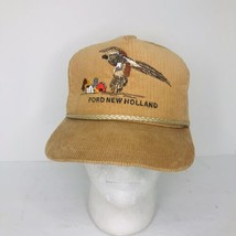 Vintage Ford New Holland Hat K Products Made in USA Pheasant Farm Brown ... - £62.68 GBP