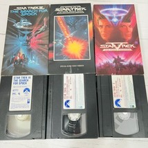 Star Trek Search For Spock Undiscovered Country Final Frontier 3 VHS Tapes - £15.84 GBP