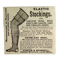 Curtis &amp; Spindell Elastic Stocking 1894 Advertisement Victorian Clothes ... - £7.83 GBP