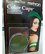 Mehron Green Makeup Greasepaint Color Cups Green .5 oz  USA  Mehron - £2.35 GBP