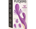 Inmi Tri-Flick Flicking Rabbit Vibrator - Purple - $76.22
