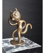 Antique Hagenauer Felix the cat dancing bronze figure 1930s - £325.12 GBP