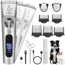 Dog Grooming Kit and Dog Paw Trimmer, 3 in 1 Low Noise Dog - £51.20 GBP