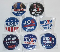 Biden/Harris 2020 Campaign Button Lot, Eight 2.25&quot; Buttons - £5.94 GBP