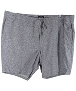 EXPRESS Nylon Shorts Gray Heather Mens size 2XL XXL Front Drawstring Hik... - $21.88