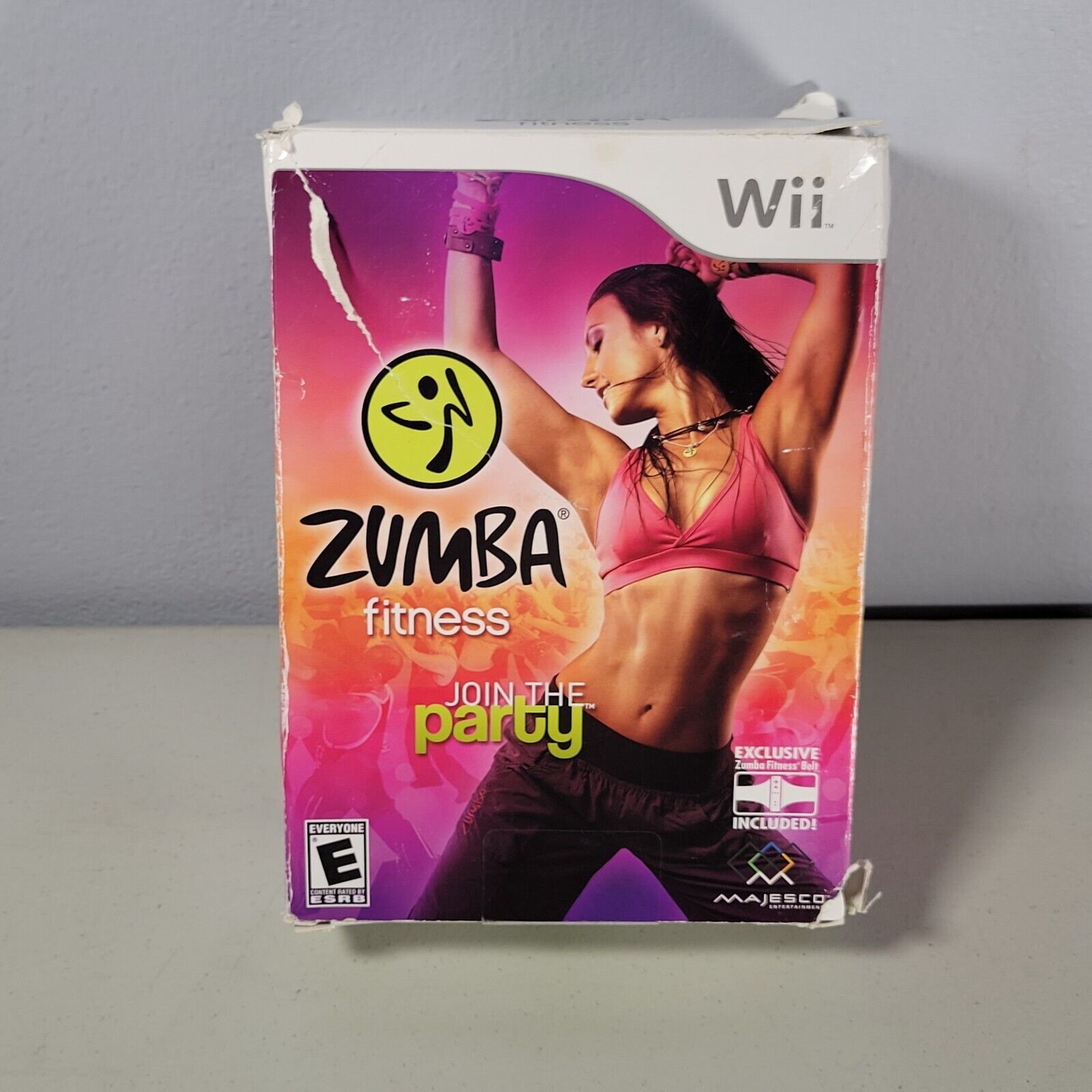 Zumba Fitness Wii Video Game Join The Party Plus Fitness Belt 2010 - $9.96