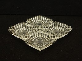 Set of 4 Small Ashtrays, 2-Rests, Heisey Ridgeleigh, Diamond Shape, Vintage - $29.35