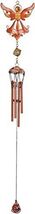 Gem Copper Toned Wind Chime with Orange Angel By Backwoods Lighting LLC ... - $12.81