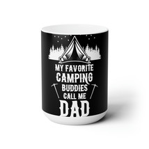 Customizable White Ceramic Mug: 15oz Personalized Cup for Your Designs and Logo - £16.19 GBP