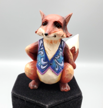 Jim Shore Fox Figurine Heartwood Creek 2010 Hand Painted 3 1/4&quot; T VG Condition - £11.84 GBP