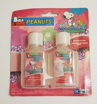 Snoopy Peanuts hand sanitizer 2 pack Dr Fresh - sealed on card 2 x 2 oz - $16.99