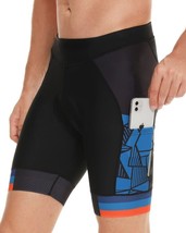 Dealyork Men&#39;s Padded Cycling, Bike  Shorts with Side Pockets - Size: M - £6.71 GBP