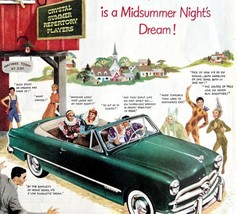 49 Ford Midsummer Nights Dream 1948 Advertisement Automobilia Shakespear... - $79.99