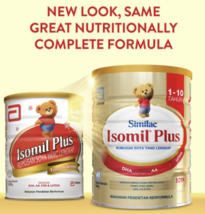 6 x Abbott Isomil Plus LACTOSE FREE SOY BASED MILK 850g for 1-10 years Kids - $279.90