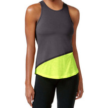 allbrand365 designer Womens Colorblocked Tank Top Size X-Small Color Charcoal - £33.95 GBP