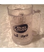  Bud Light beer mug stein freezer Bull Shirts Rod Ryan Show 16 oz rodeo  - $12.00