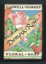 Bath Soap Damask Rose Floral Soap by Caswell-Massey ~3.25 oz~ Bath Bar ~Vintage~ - £15.60 GBP