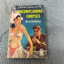 The Uncomplaining Corpses Mystery Paperback Book by Brett Halliday Dell 1940 - £5.69 GBP