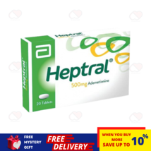 1 Boxes Abbot Heptral 500MG Ademettione Liver Health Supplements 20 Tablets - £55.89 GBP