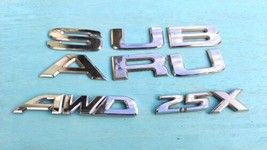 2003-2006 Subaru Forester  2.5x Rear Trunk Emblem Badge Nameplate Set AW... - $35.99