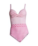 DRAPER JAMES x Lands End One Piece SWIMSUIT Size: 10 New SHIP FREE Pink ... - $119.00