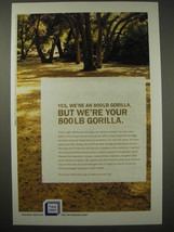 2005 TIAA-CREF Financial Services Ad - Yes, We&#39;re an 800lb Gorilla - £14.78 GBP