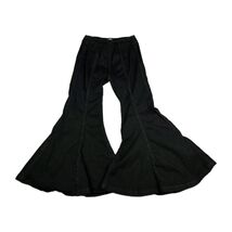 Umgee Jeans Womens Size 3 Pull On Super Flare Black Denim Elastic Waist ... - $32.07