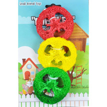 A &amp;E Cages Nibbles Small Animal Loofah Chew Toy Slices; 1ea - £3.15 GBP