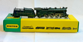 Vtg Minitrix N Scale Model Train in Box #2970 Locomotive &amp; Tender Coal Car - $98.95