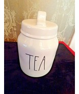 RAE DUNN TEA Cannister with dimples-NEW - £27.40 GBP