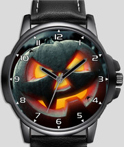 Angry Pumpkin Halloween Unique Unisex Trendy Wrist Watch UK FAST - £41.65 GBP