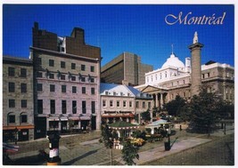 Postcard Place Jacques Cartier Old Court House Montreal Quebec 4.5 x 6.5 - $4.94