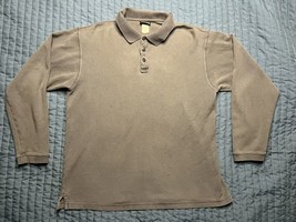 Patagonia Long Sleeve Quarter Button Organic Cotton Shirt Men’s Medium Gray - $16.00