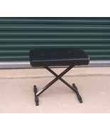 USED BLACK LEATHER  FOLDING  PROLINE WORKOUT BENCH - $754.92 MXN