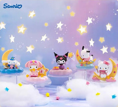 Sanrio Magic Night Series Hello Kitty Kuromi Confirmed Blind Box Figure Toy Gift - £15.28 GBP+
