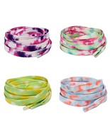 Multi-colour Tie Dye Flat Laces For Air Max Force 1 Dunk SB Shoelaces - $1,097.56 MXN